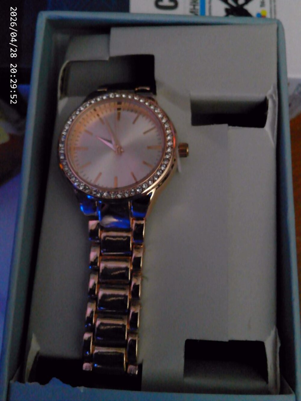 Gold Crystal Women’s Luxury Watch